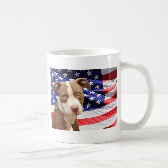 Mug Chiot américain de Pitbull (Droite)