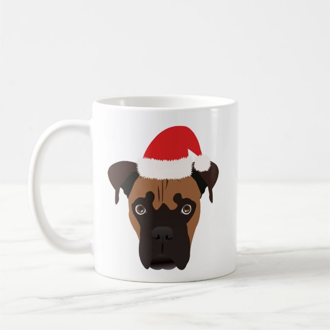 Mug Chiot boîte de Noël (Gauche)