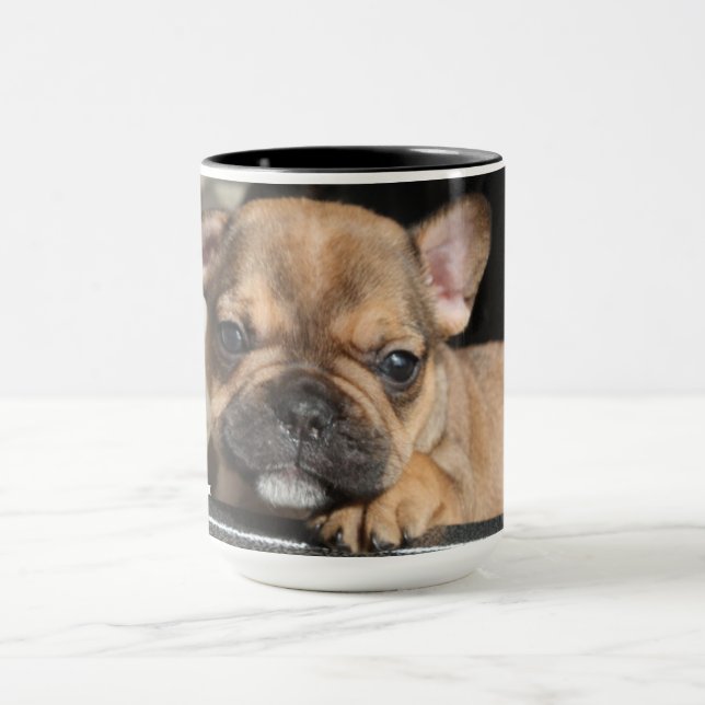 Mug Chiot Bouledogue Français French Bulldog (Centre)