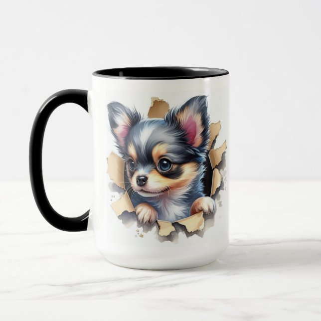 Mug Chiot Chihuahua mignon (Gauche)