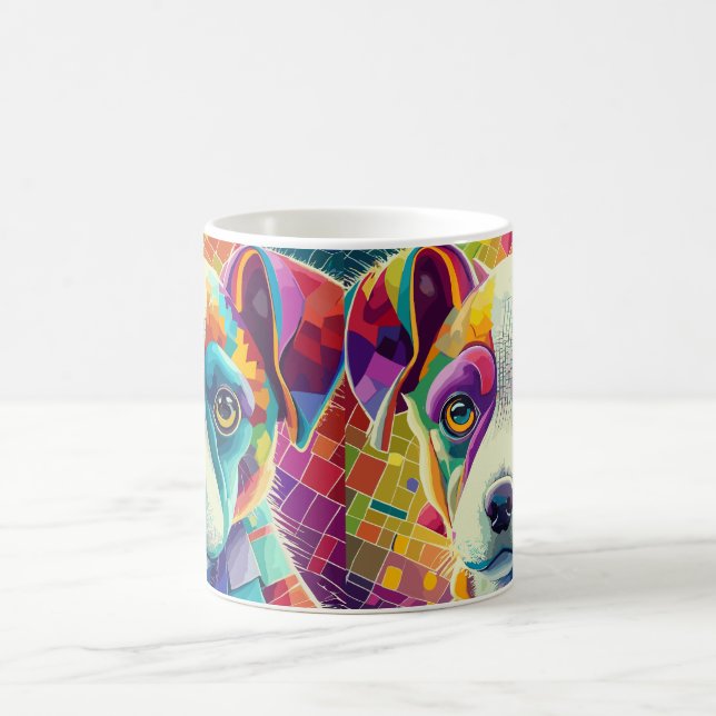 Mug chiot coupé (Centre)