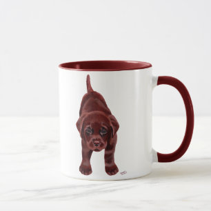 Mug Chiot de Labrador de chocolat