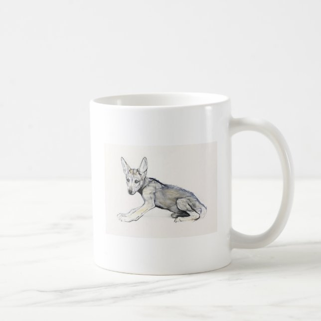 Mug Chiot de loup Arabe adolescent 2009 (Droite)