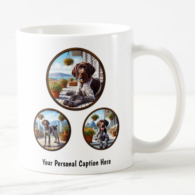 Mug Chiot de poing germanique personnalisable (Créateur téléchargé)