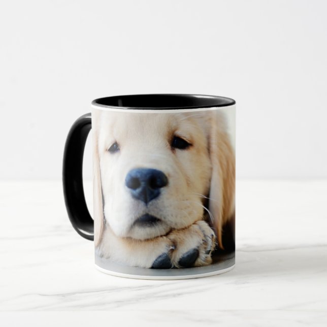 Mug Chiot doré de l'équipe de rétrification (Devant gauche)