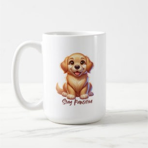 Mug Chiot doré heureux