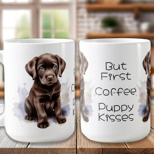 Mug Chiot du Labrador au chocolat
