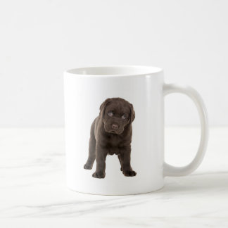Mug Chiot gros de Labrador de chocolat