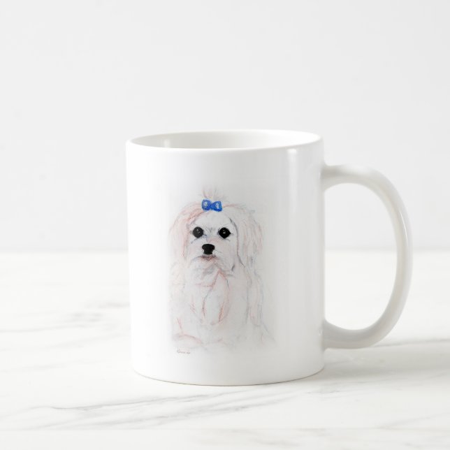 Mug Chiot maltais (Droite)