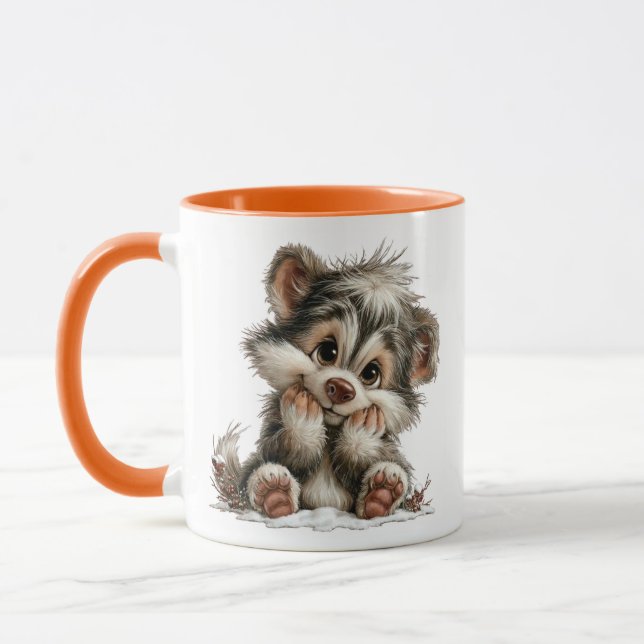 Mug Chiot mignon (Gauche)