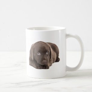 Mug Chiot mignon de Labrador de chocolat
