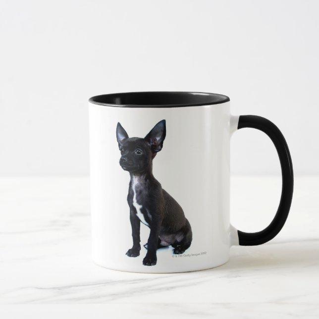 Mug Chiot noir de chiwawa (Droite)