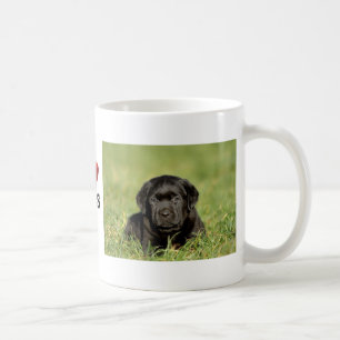Mug Chiot noir de labrador retriever