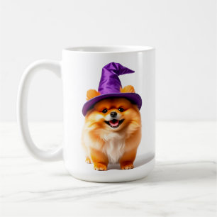 Mug Chiot Pomeranian Adorable Portant un Chapeau de So