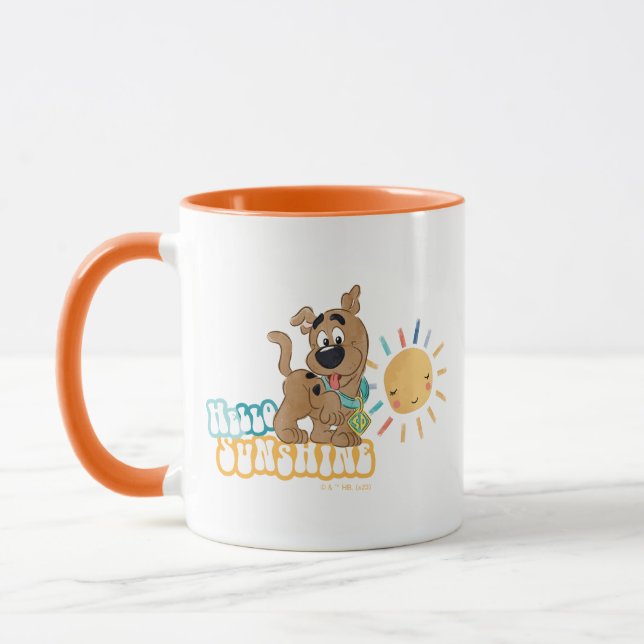 Mug Chiot Scooby-Doo "Bonjour soleil" (Gauche)