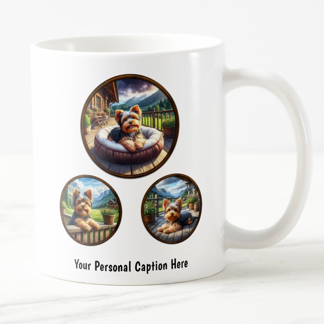 Mug Chiot Yorkshire Terrier personnalisable (Créateur téléchargé)