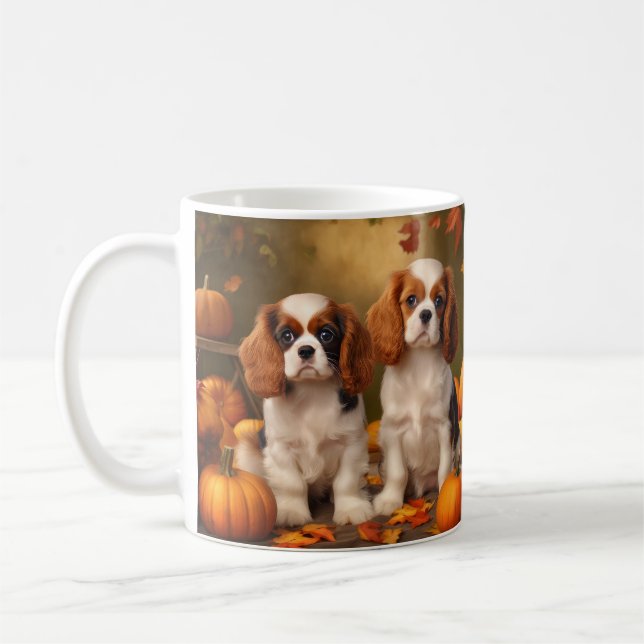 Mug Chiots Cavalier King Charles Spaniel Automne Citro (Gauche)