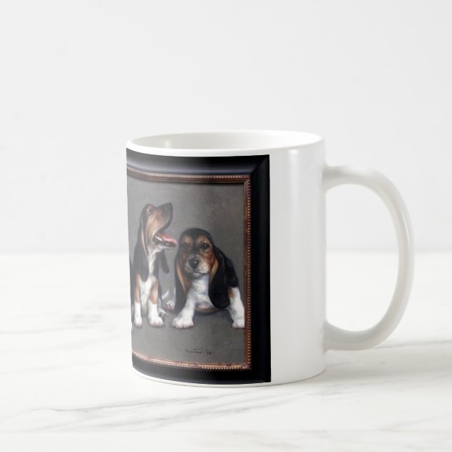 Mug Chiots de basset-hound (Droite)