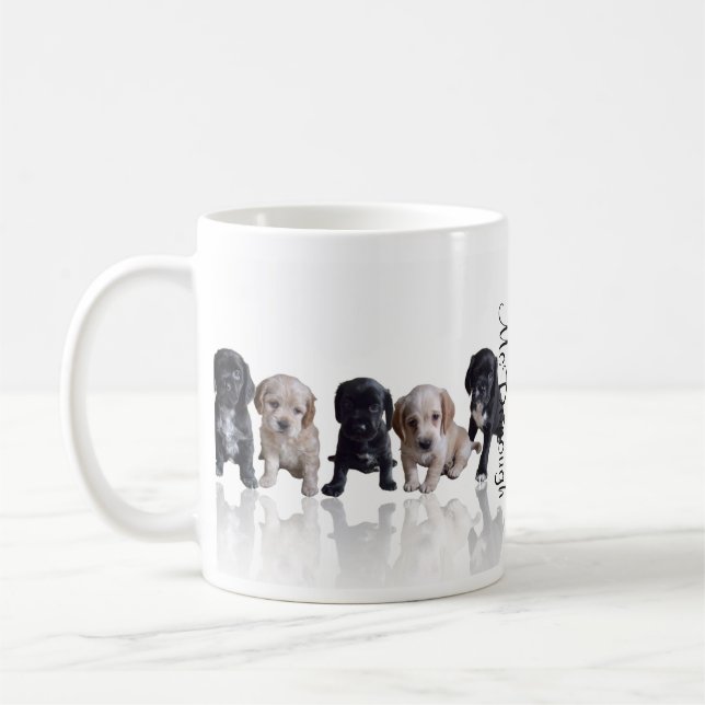 Mug Chiots de cocker (Gauche)