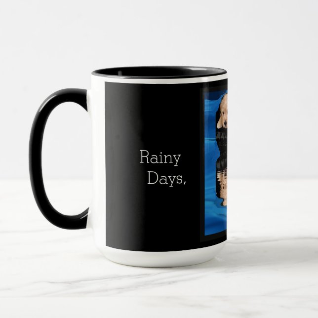 Mug Chiots de jour pluvieux (Gauche)