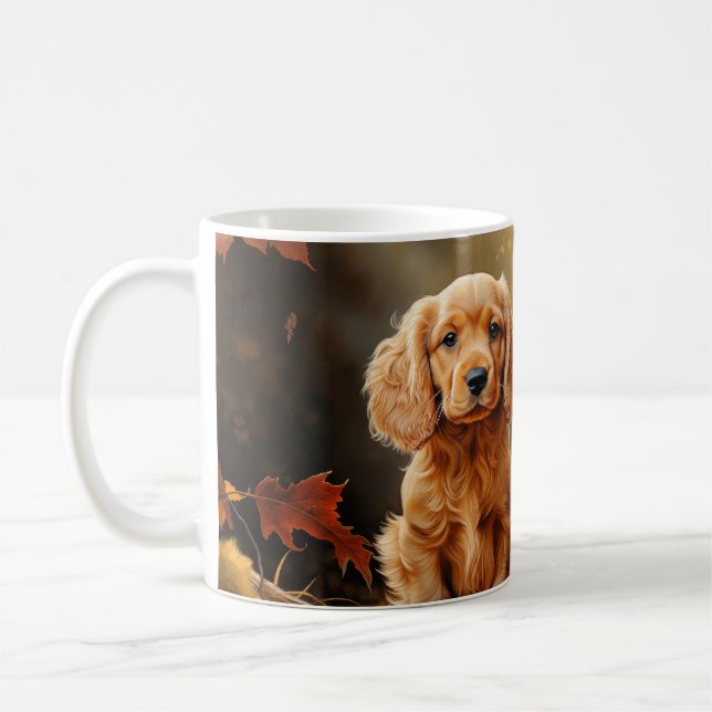 Mug Chiots espagnols américains Cocker (Gauche)