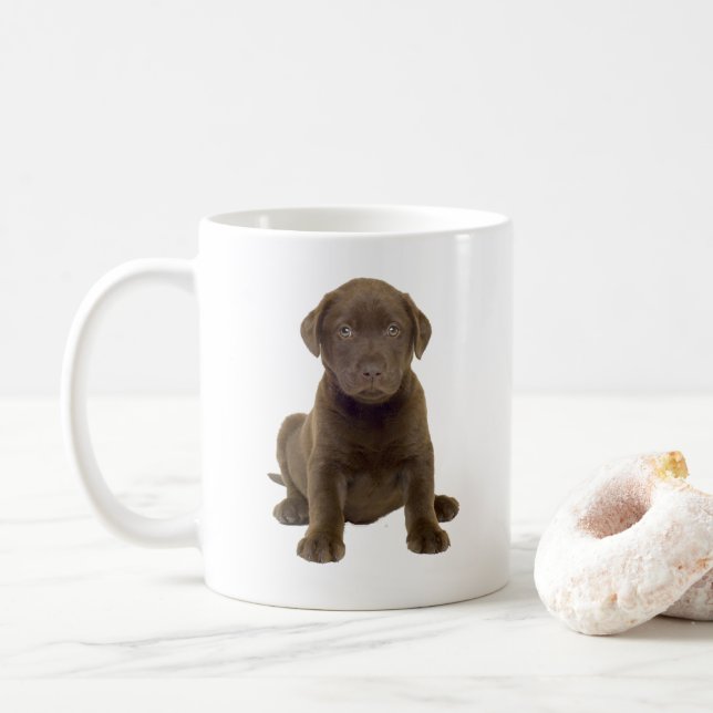 Mug Chiots Lab au Chocolat (Avec donut)