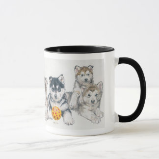 Mug Chiots malamuts de l'Alaska