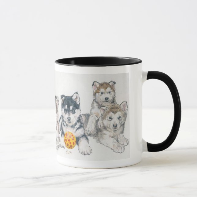 Mug Chiots malamuts de l'Alaska (Droite)
