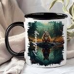 Mug Chipmunk sur Rock Forest Reflection<br><div class="desc">Profitez de votre boisson préférée avec le Chipmunk on Rock Forest Reflection Mug. Cette charmante tasse est ornée d'un adorable chipmunk assis sur un rocher, avec une forêt époustouflante et un lac de réflexion dans l'arrière - plan. Customisé avec votre nom, il ajoute une touche personnelle qui le rend unique...</div>