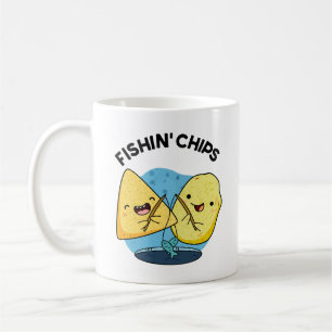Mug Chips de pêche Funny Food Pun