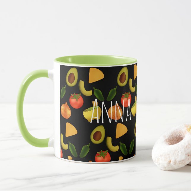 Mug Chips Guacamole Et Tortilla (Avec donut)