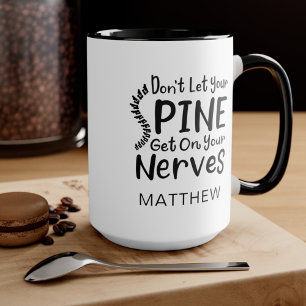 Mug Chiropracteur personnalisé ne laissez pas la colon
