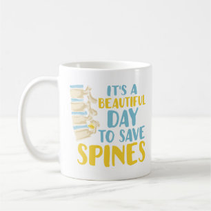 Mug Chiropraticien Belle Journée pour Sauver les Colon