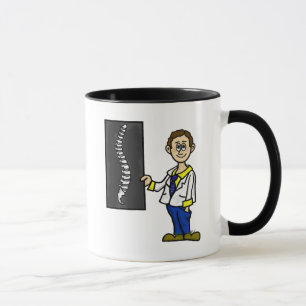 Mug Chiropraticien mâle ou chirurgien de la moelle épi