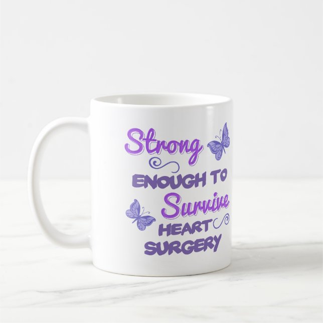 Mug Chirurgie cardiaque féminine inspirante (Gauche)