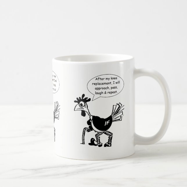 Mug Chirurgie de remplacement de genou - citation (Droite)