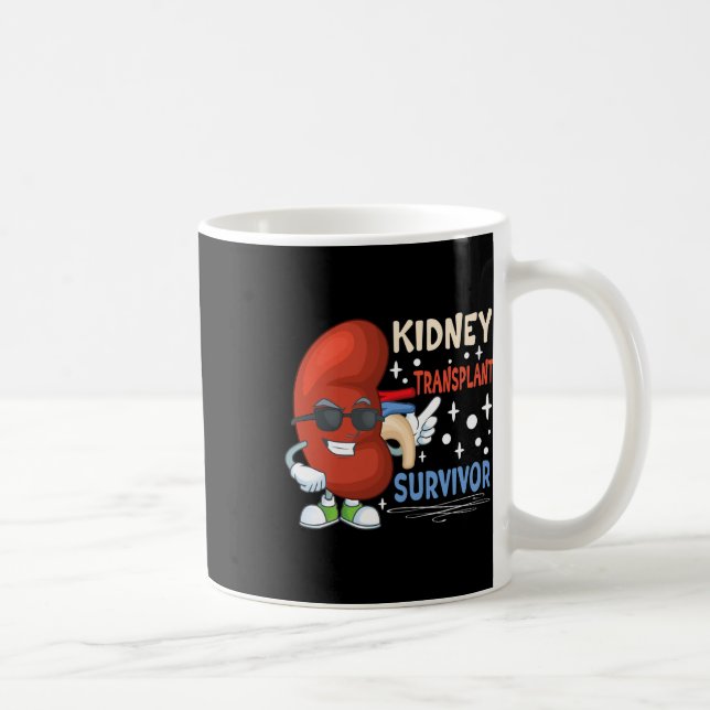 Mug Chirurgie de transplantation Maladie du rein du do (Droite)