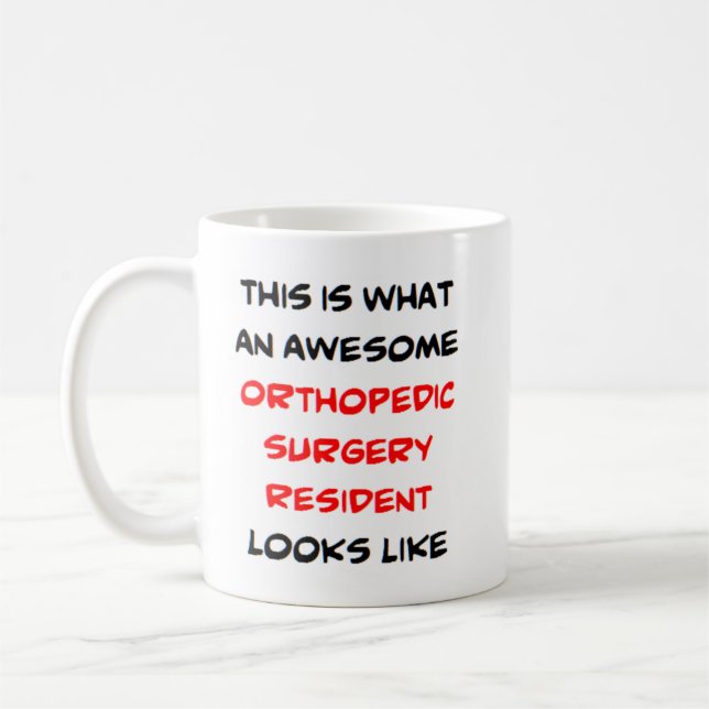 Mug chirurgie orthopédique résident, génial (Gauche)