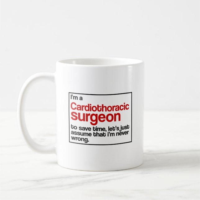 Mug Chirurgien cardiothoracique (Gauche)