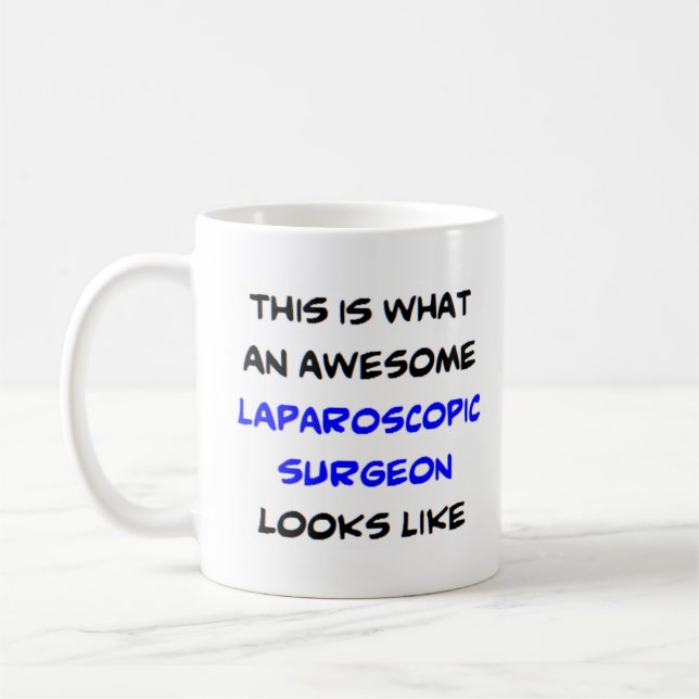 Mug chirurgien laparoscopique, génial (Gauche)