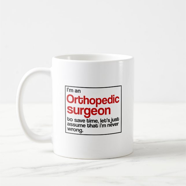 Mug Chirurgien orthopédique (Gauche)