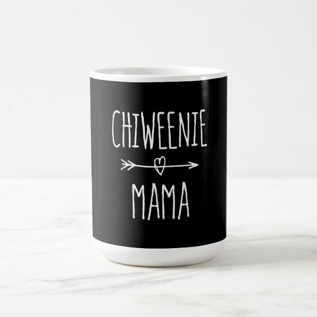 Mug chiweenie mama chihuahua cadeau maman (Centre)