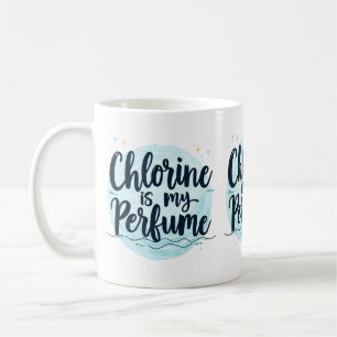 Mug Chlorine Est Ma Citation De Nage Drôle De Parfum