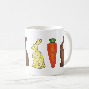 Mug Chocolat blanc Boulet de Pâques Boulet de lapin Ca