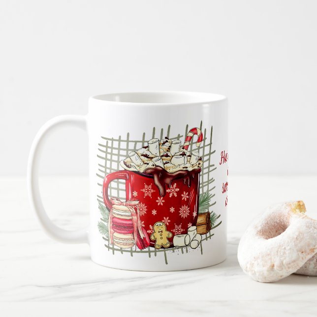 Mug Chocolat chaud (Avec donut)