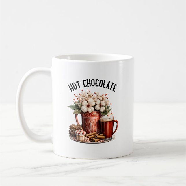 Mug Chocolat chaud de la saison hivernale  (Gauche)