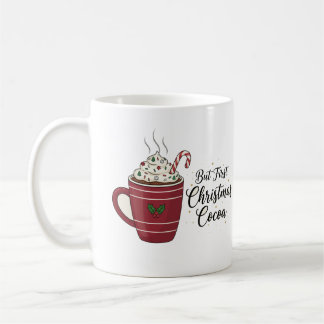 Mug Chocolat Chaud de Noël Cosy Création de Fêtes