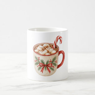 Mug Chocolat Chaud et Canne de Bonbon