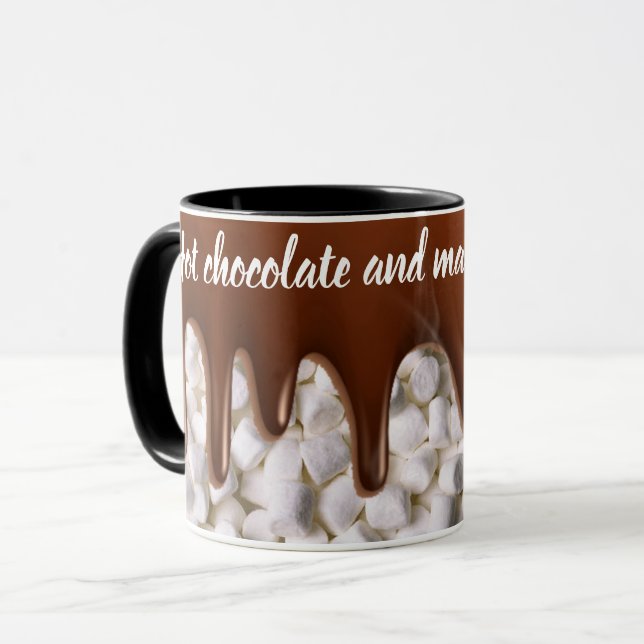 Mug Chocolat chaud et marshamallows (Devant gauche)