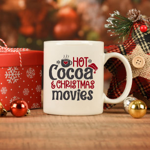 Mug Chocolat Chaud Festif et Films de Noël Cozy